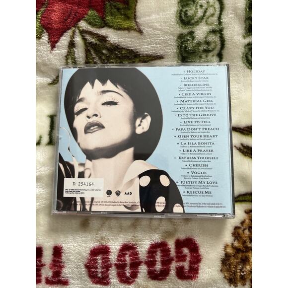 The Immaculate Collection by Madonna CD 1990 Warner Bros Vogue Pre-owned - Picture 2 of 5